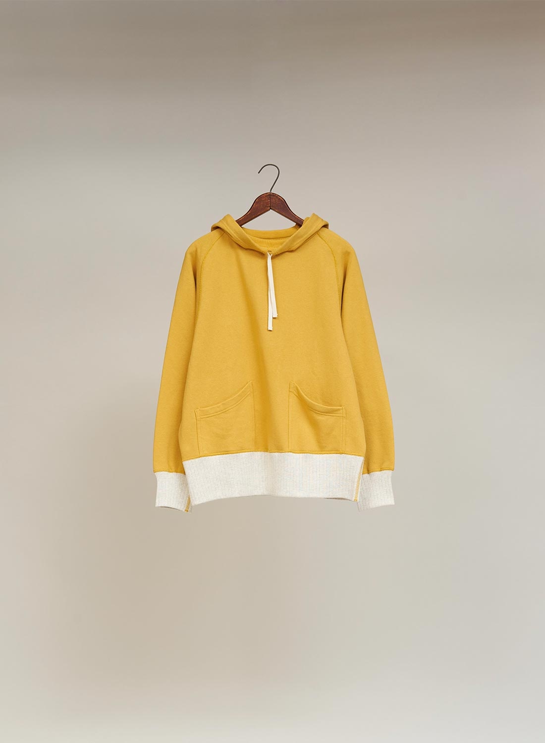 French Terry U.S. Parka Mix in Yellow - 1