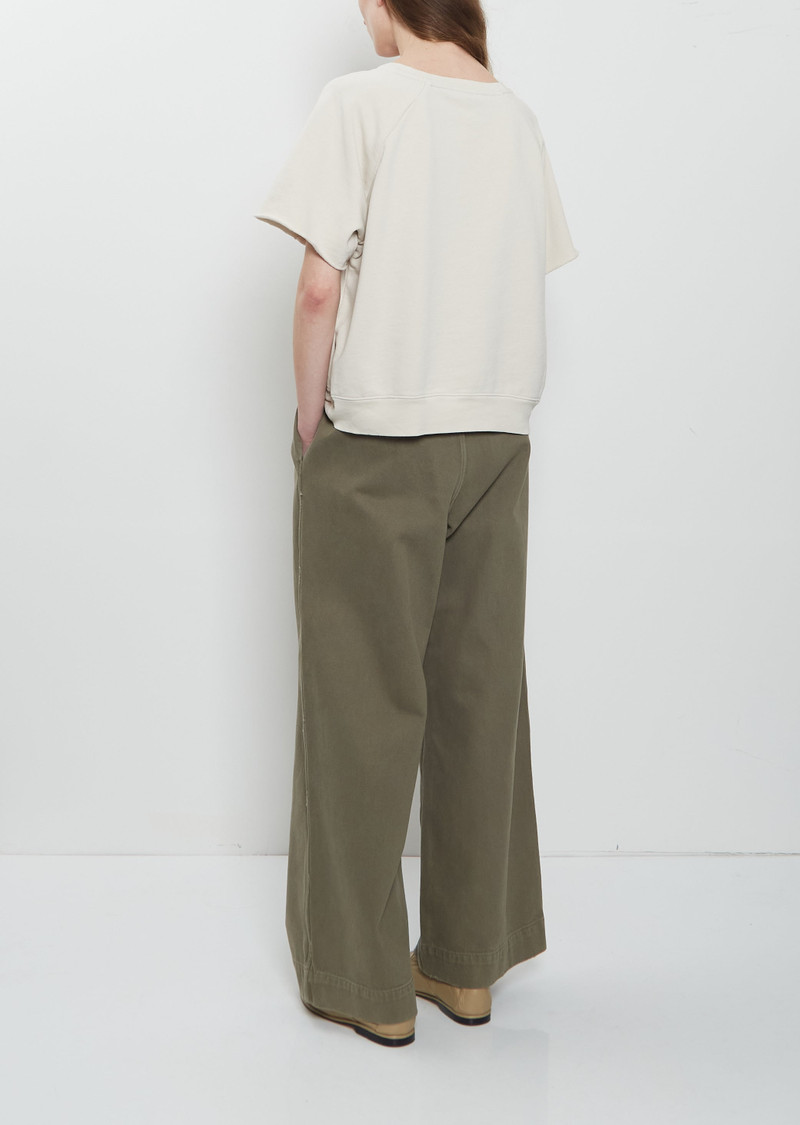 LAUREN MANOOGIAN Fleece Pima Cotton Top outlook