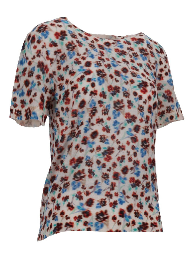 floral-pattern T-shirt 4
