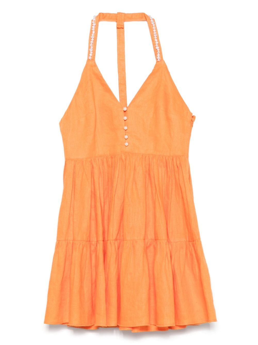 linen mini dress - 1