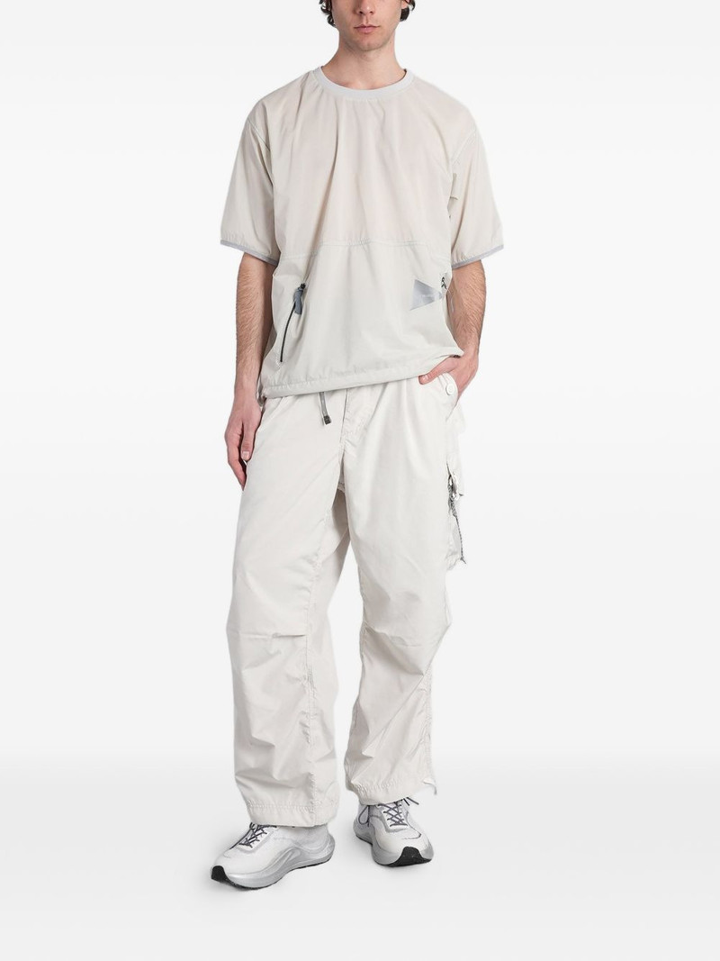 and Wander Pertex Quantum Air logo-print zip-pocket T-shirt outlook