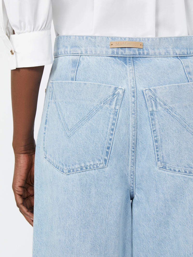 AFFARI Wide leg denim jeans - LIGHT BLUE 6
