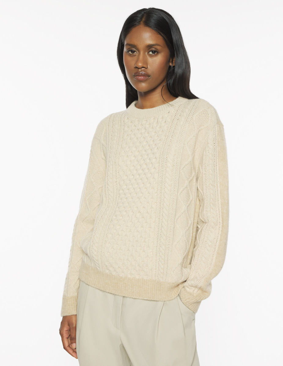 ALPACA CABLE KNIT JUMPER - 3