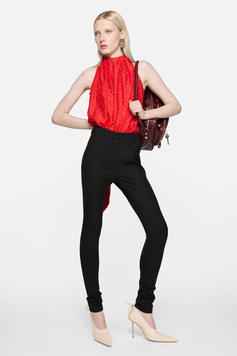 Acne Studios Wool stretch trousers - Black outlook