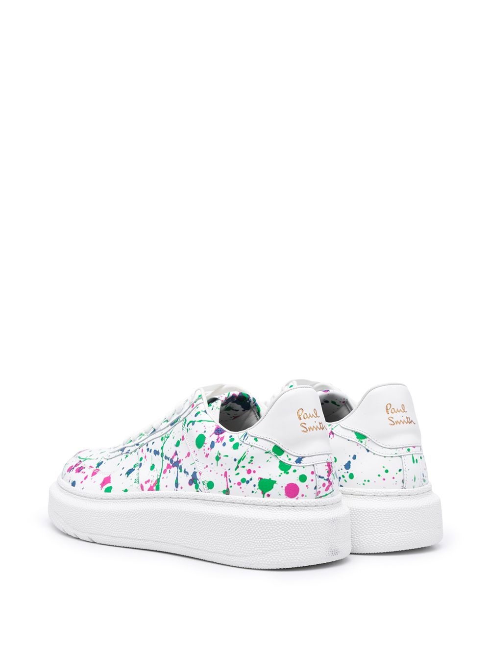 Flea painterly-print sneakers - 3