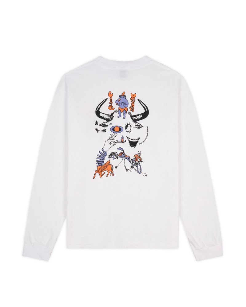 Cosmic Debris Long Sleeve Shirt - White 1