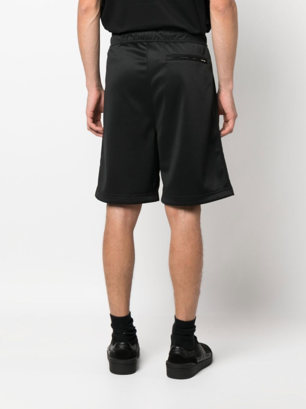 logo-embroidered track shorts - 4