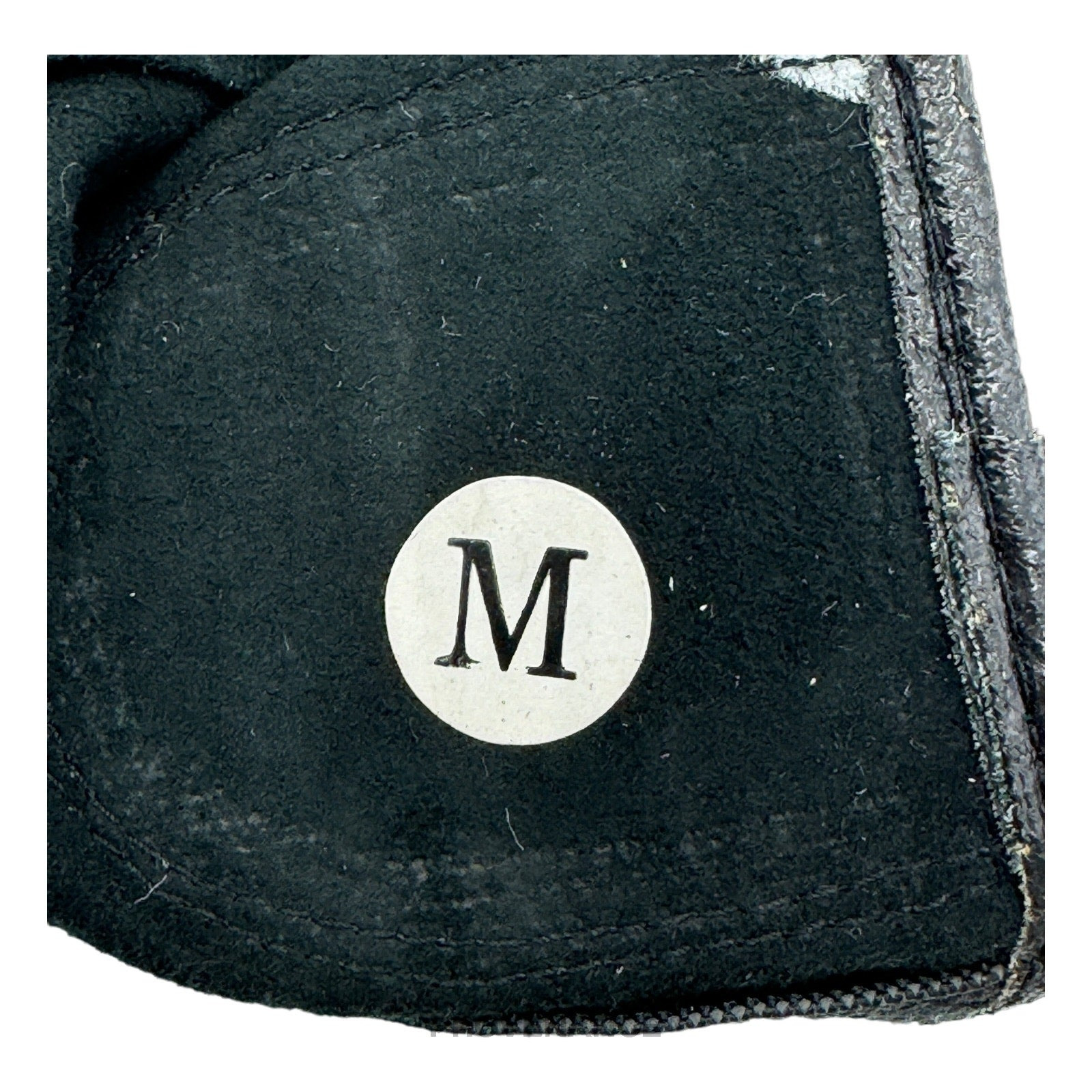Burberry Golf Glove - Black Leather Nova Check M - 4