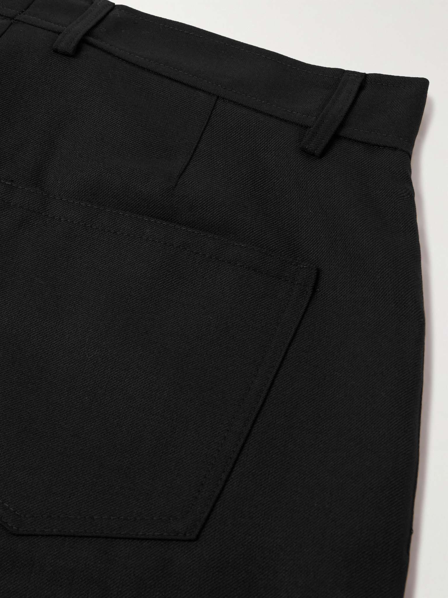 Jiro Wide-Leg Wool-Blend Twill Trousers - 4