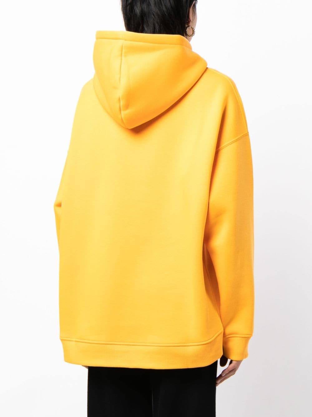 Plaid Smiley-appliquÃ© jersey hoodie - 4