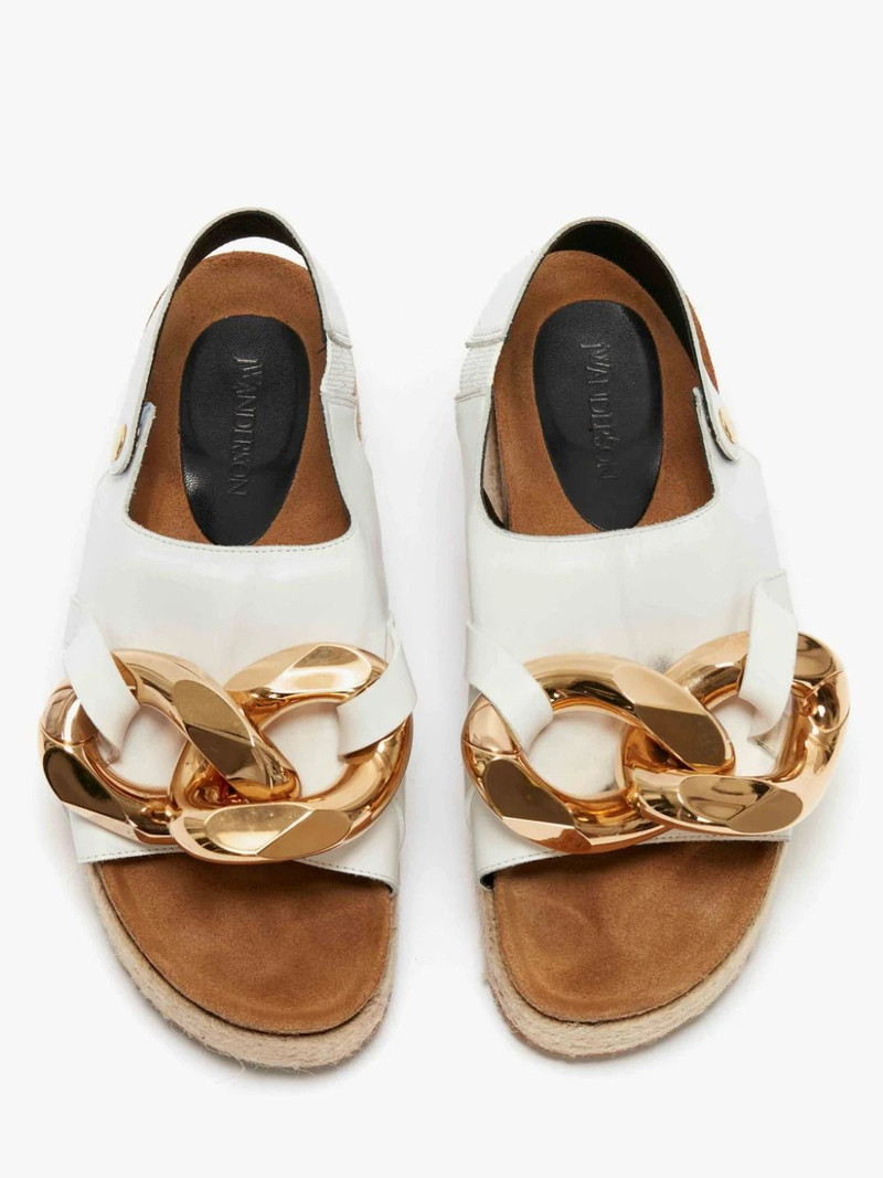 WOMEN'S CHAIN PLATFORM SANDALS 4