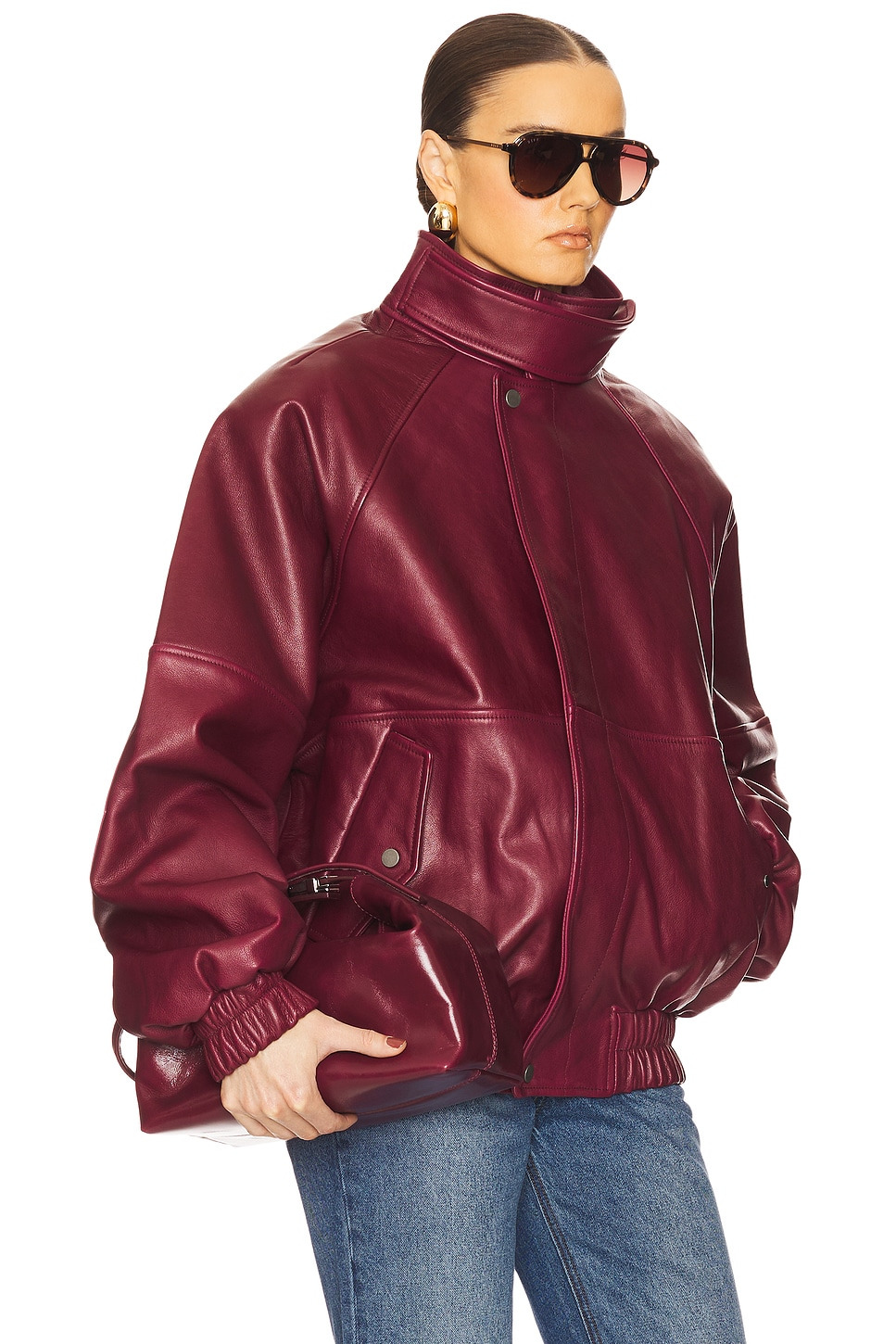 The Oversized Leather Bomber - 3