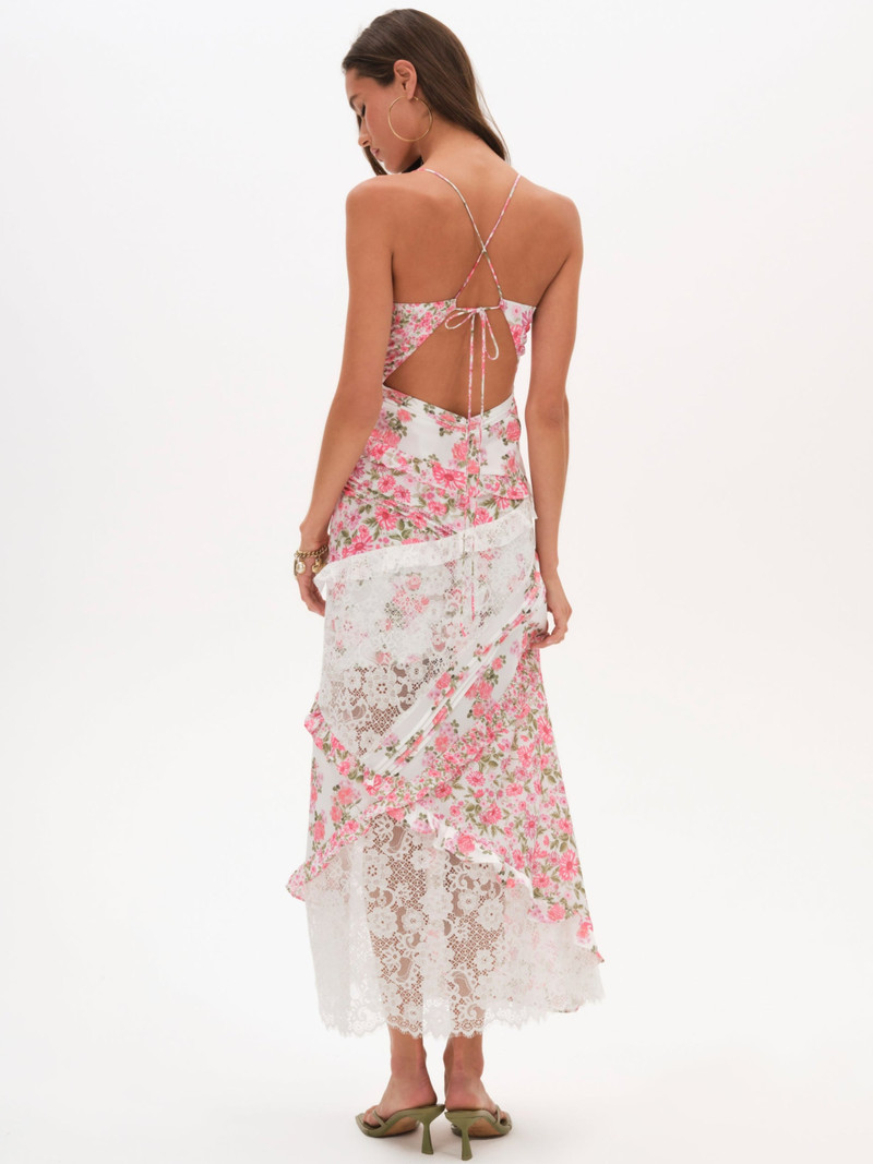 For Love & Lemons Rosalyn Maxi Dress outlook