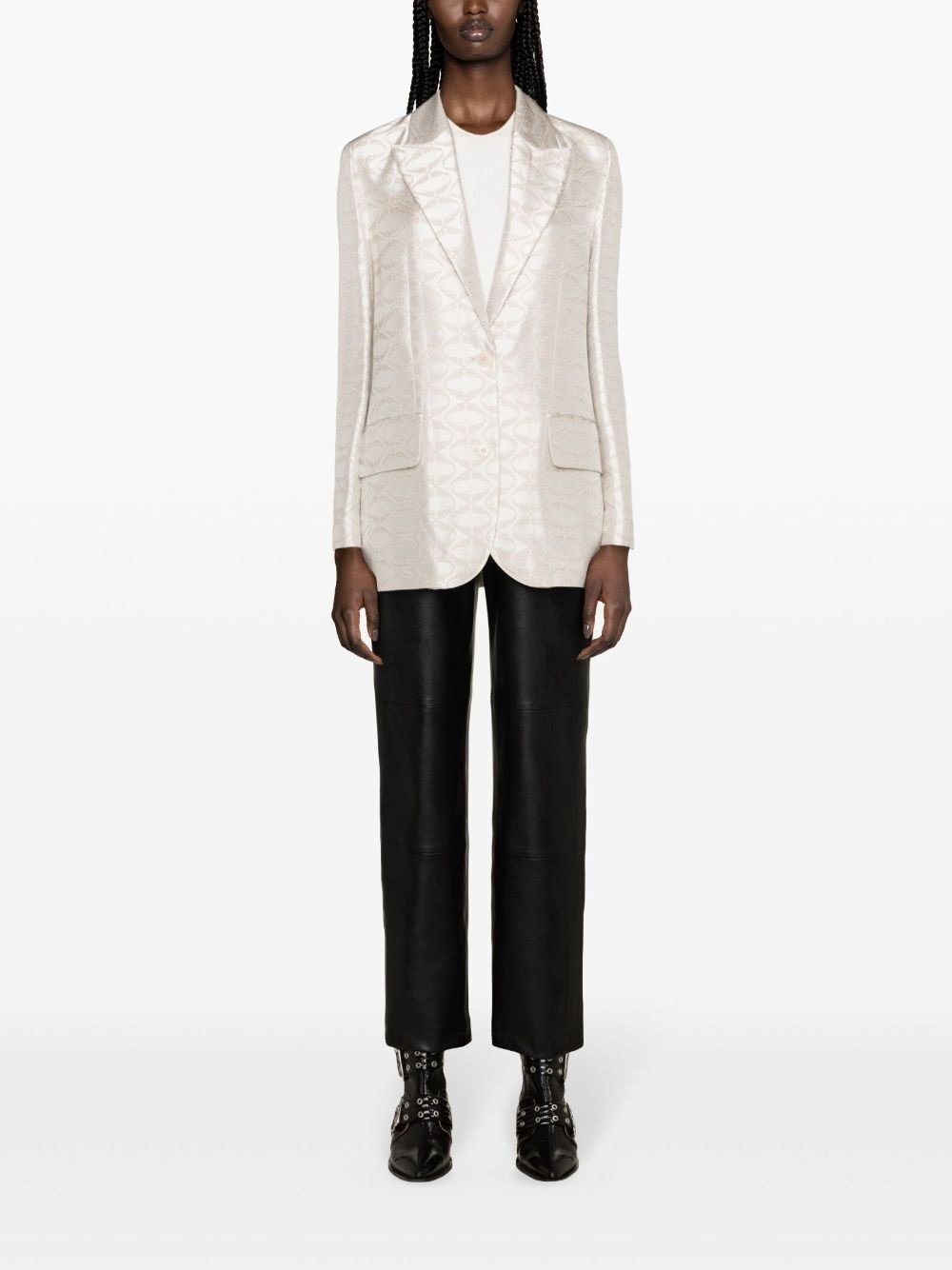 Vicka jacquard blazer - 2