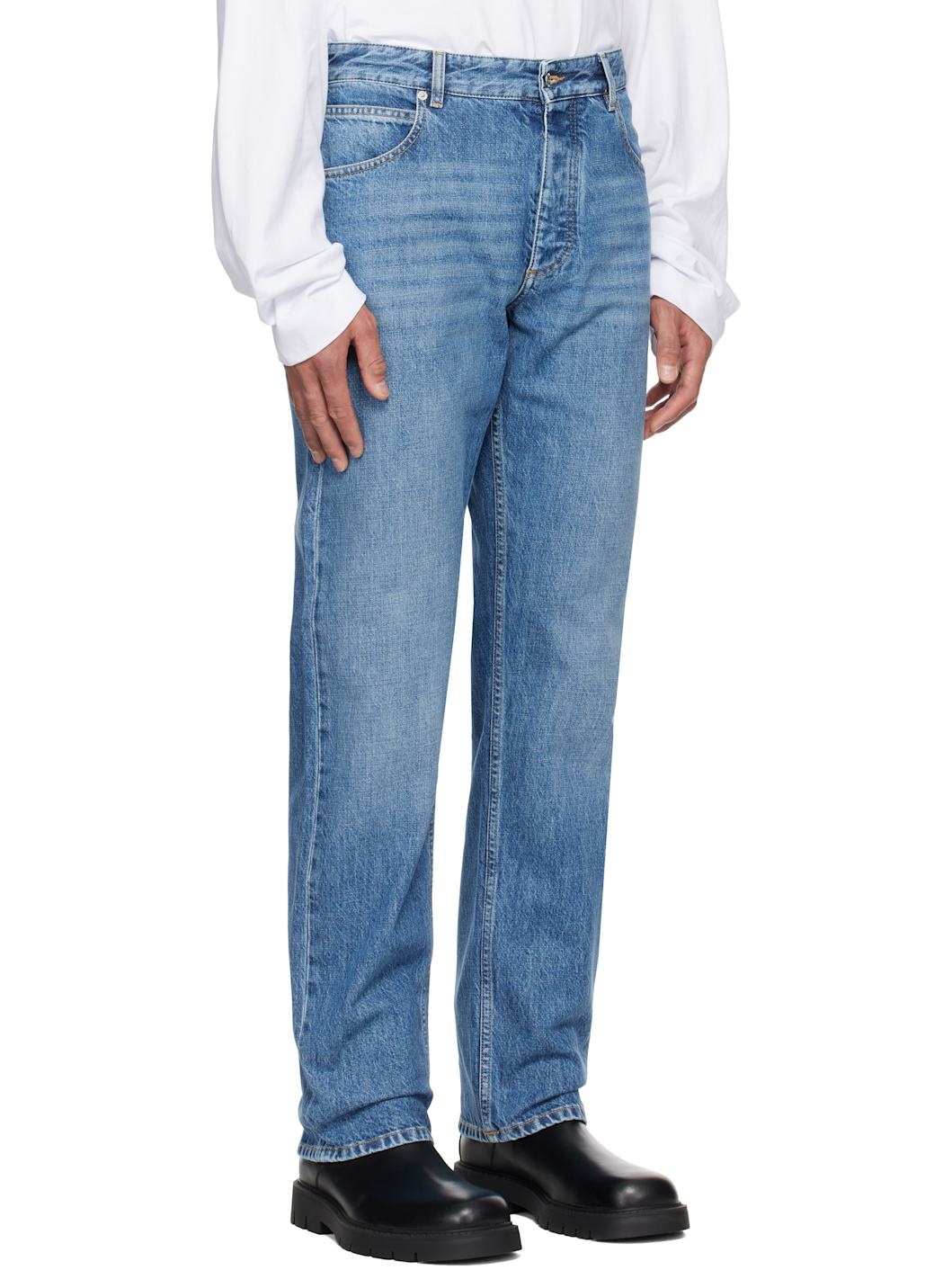 Indigo Straight Jeans - 2
