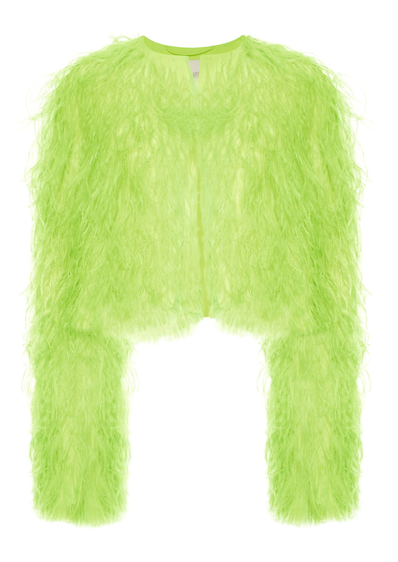 Cropped Feather Bomber 1