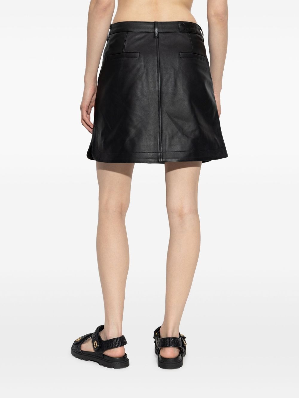 leather skirt - 4