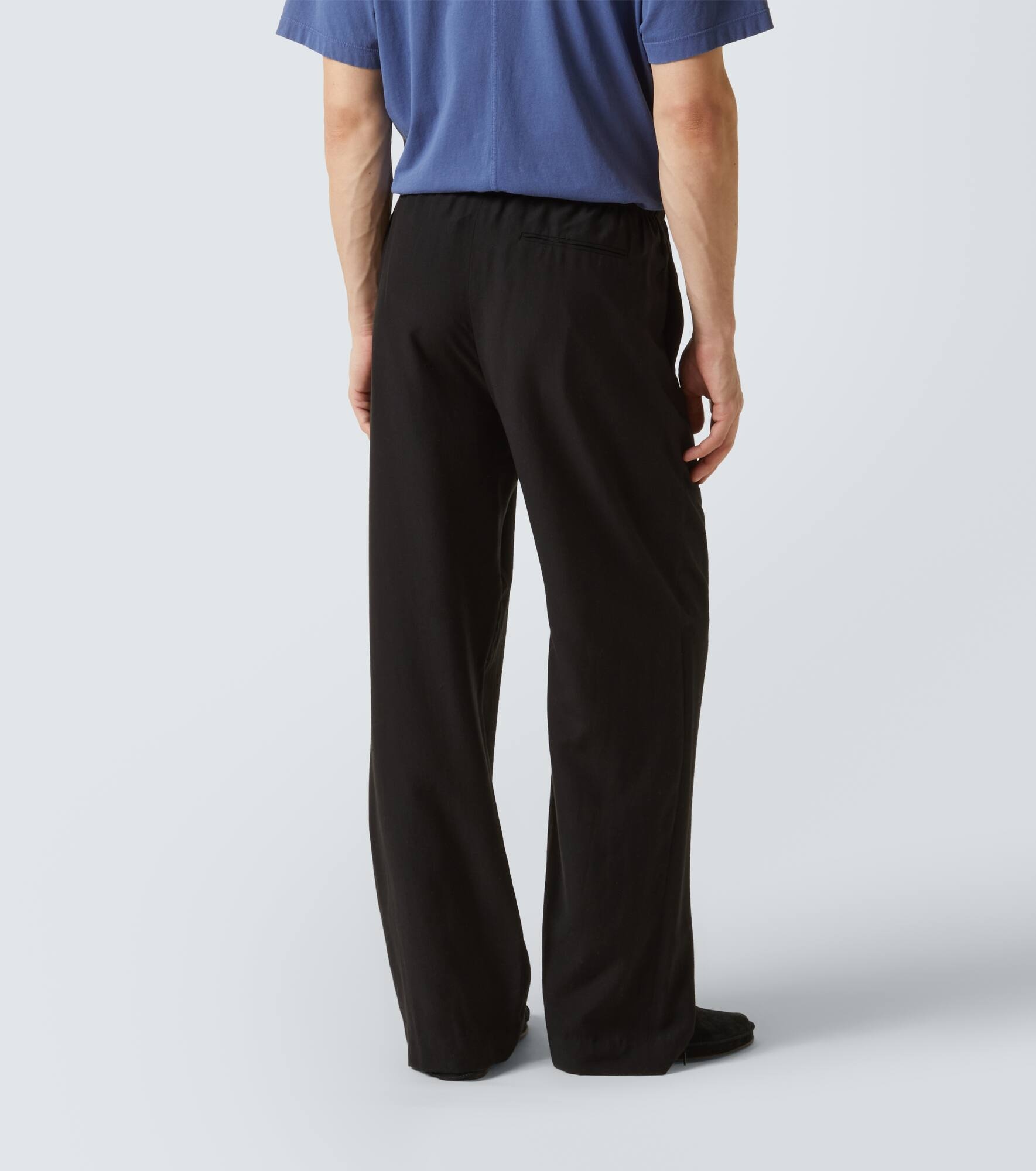 Xon cotton and silk wide-leg pants - 4