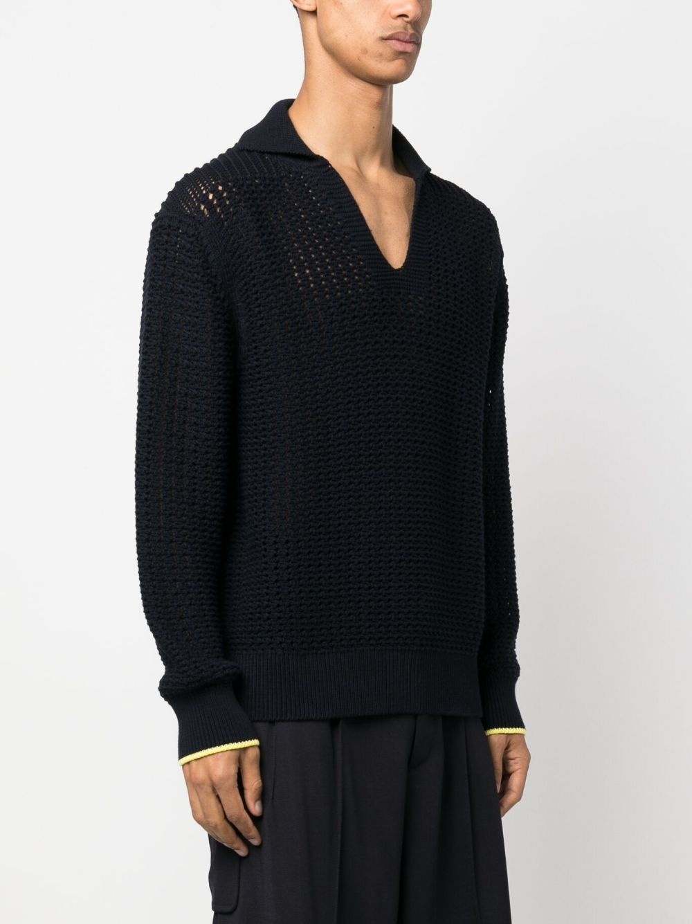 V-neck knit jumper - 3