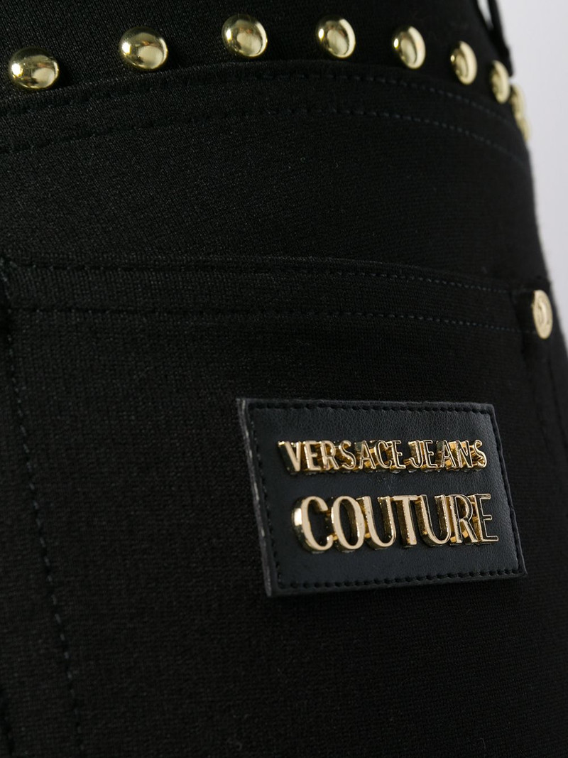 stud-detail skinny trousers 5