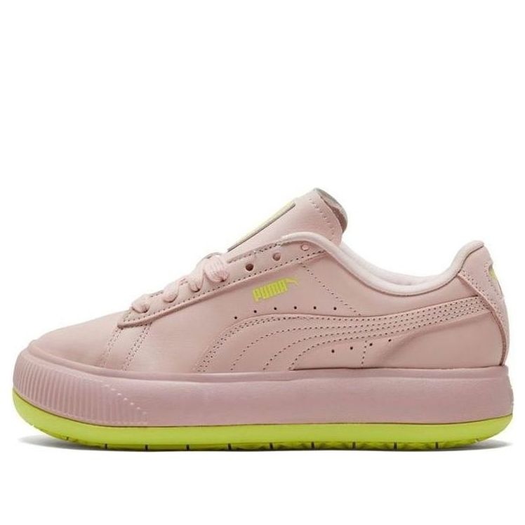 (WMNS) PUMA Suede Mayu Sneakers Pink 382585-02 - 1