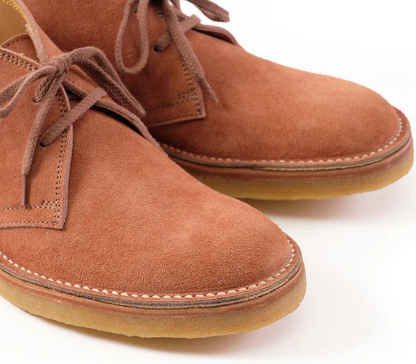LK-019 Military Desert Boot Japanese Suede Tobacco - 8