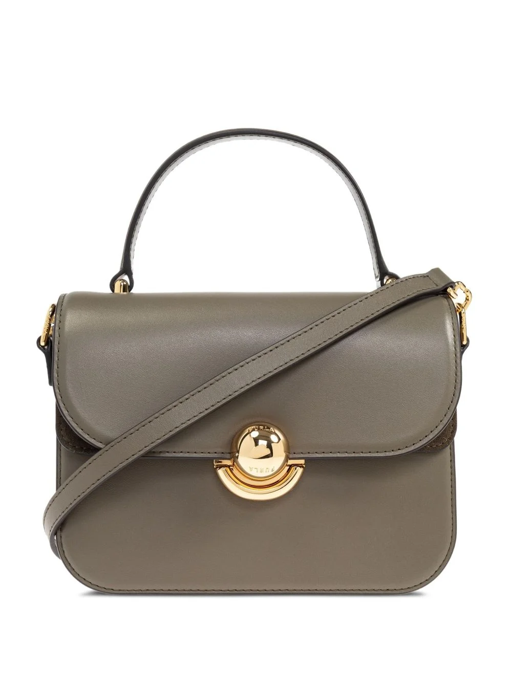 Sfera leather top-handle bag - 1