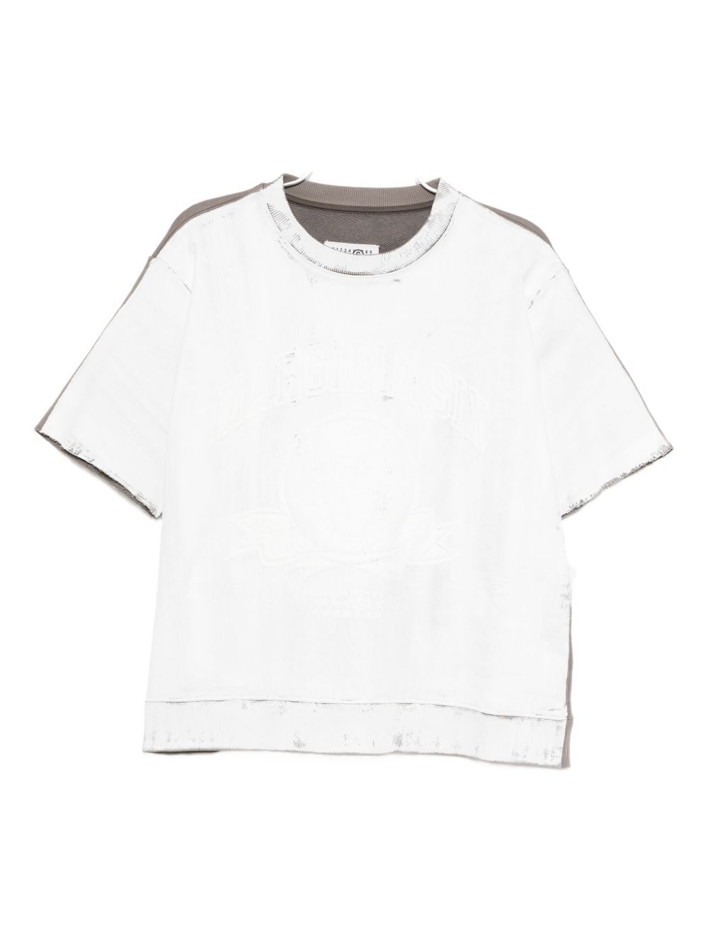 RIBBED-HEM T-SHIRT - 1