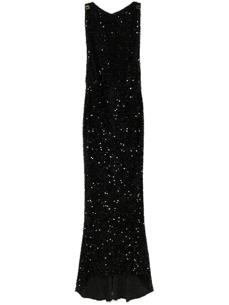 sequinned maxi dress 1