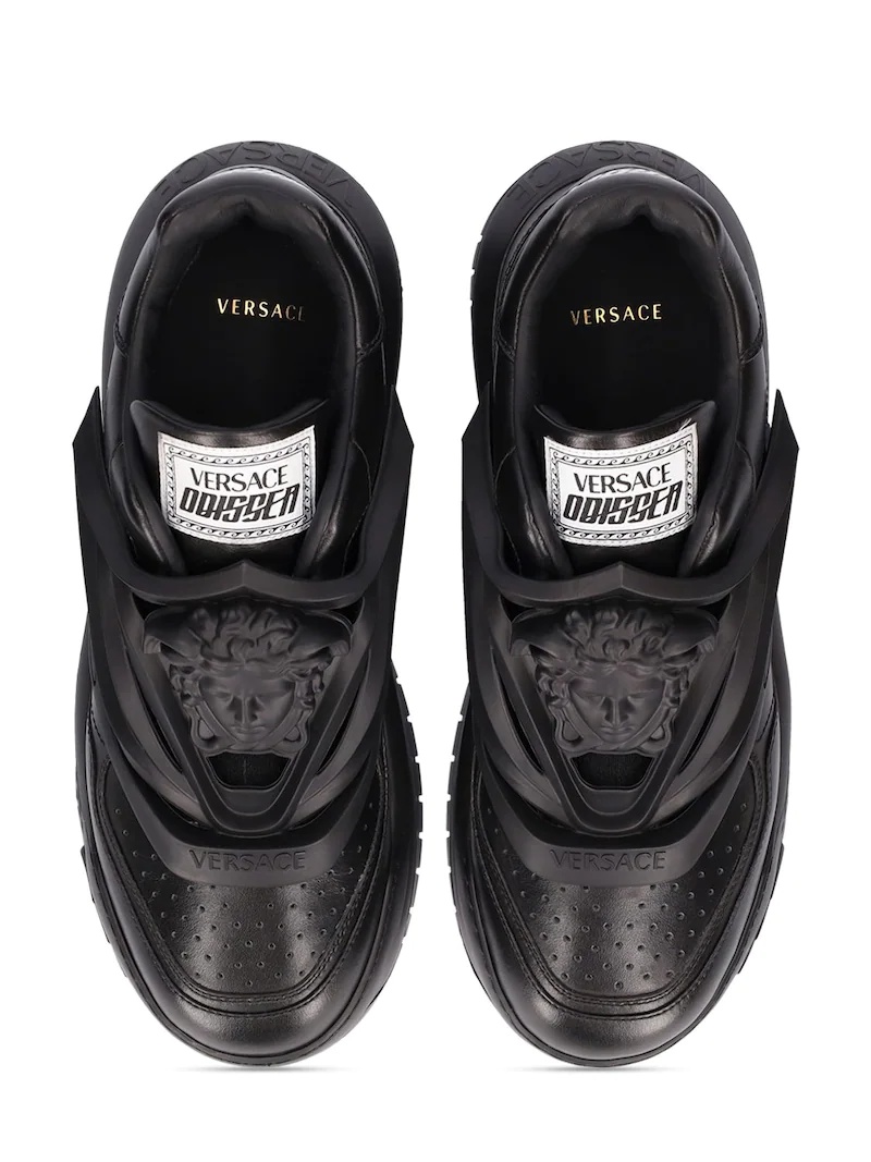 MEDUSA LEATHER LOW-TOP SNEAKERS - 5