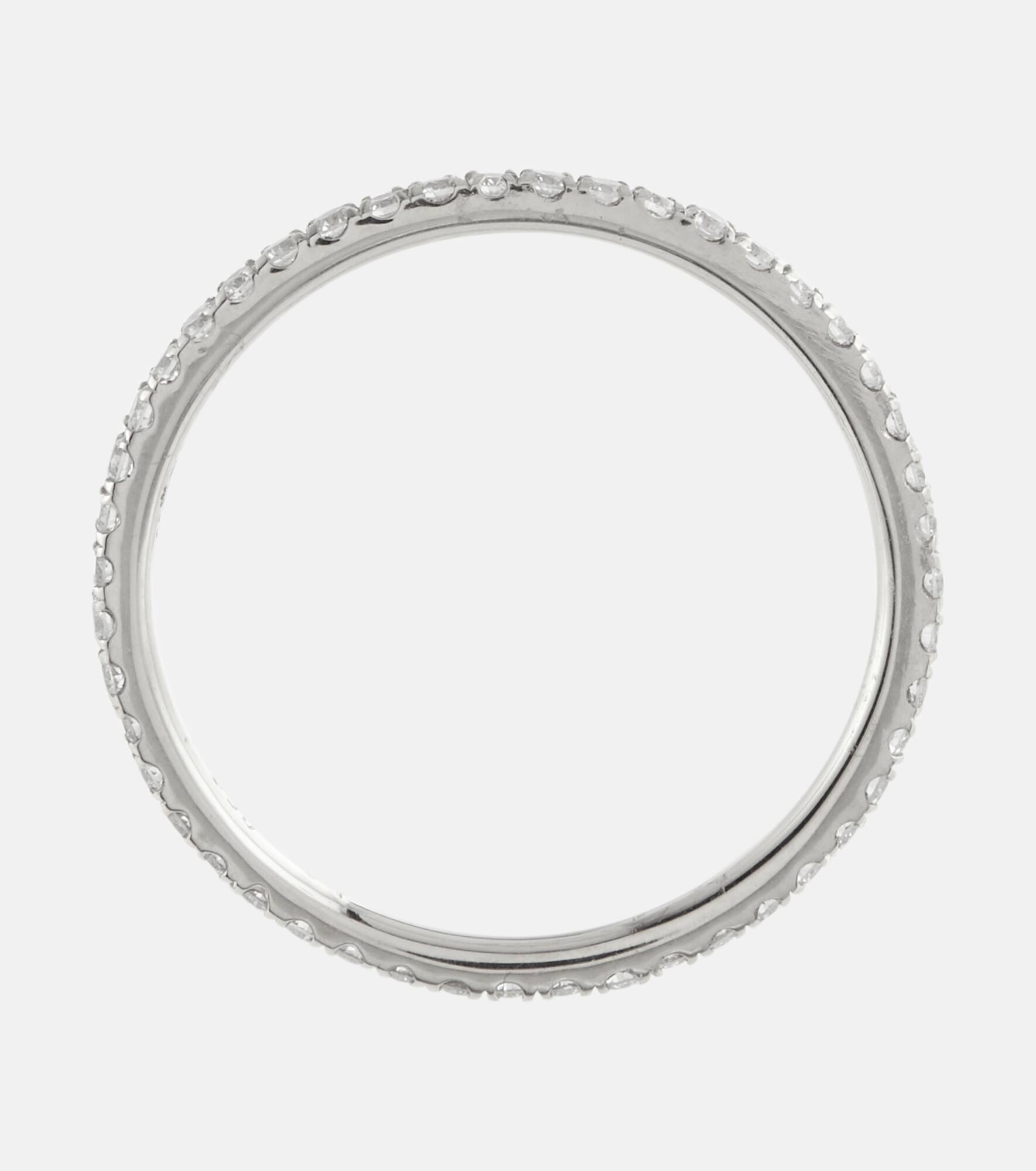 Thread Band 18kt gold ring with diamonds - 4
