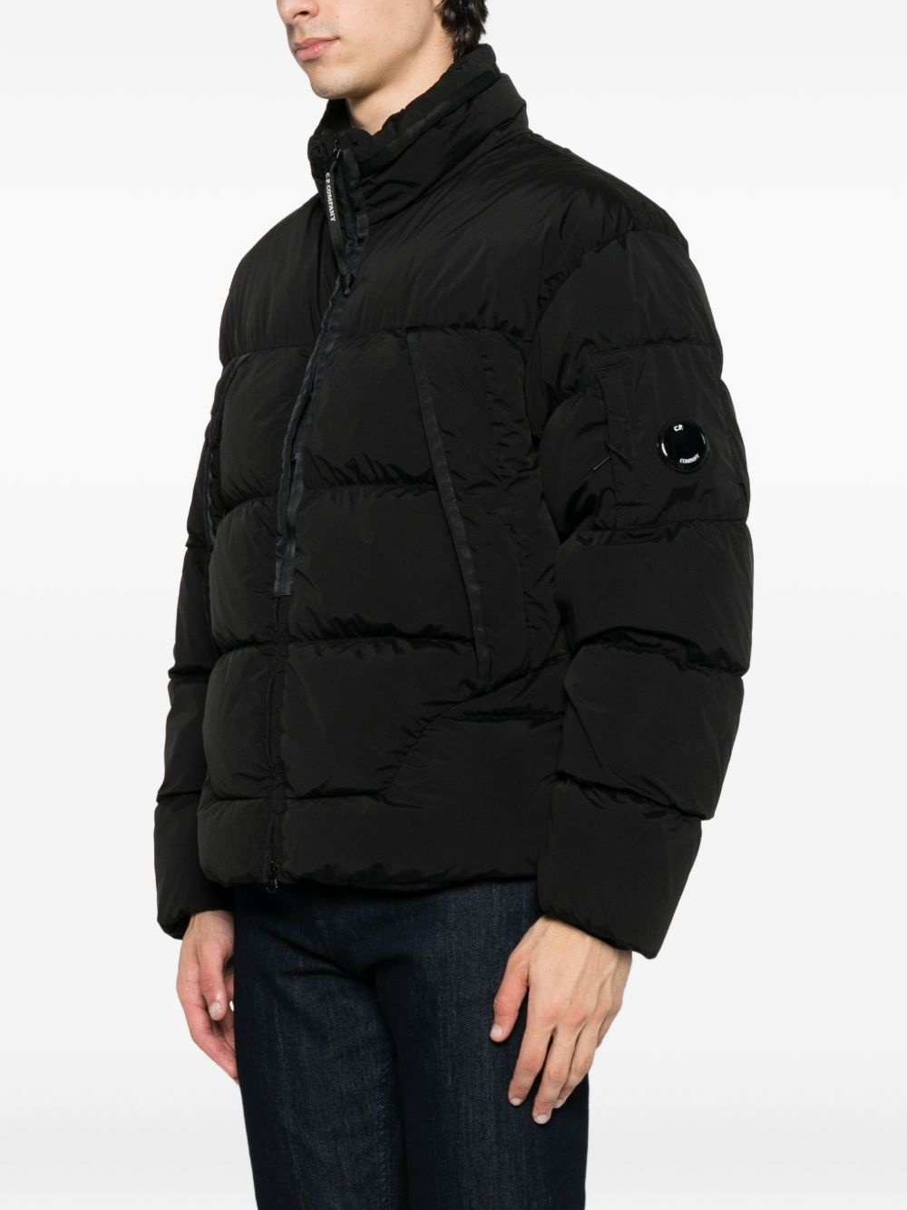 quilted panelled jacket - 3