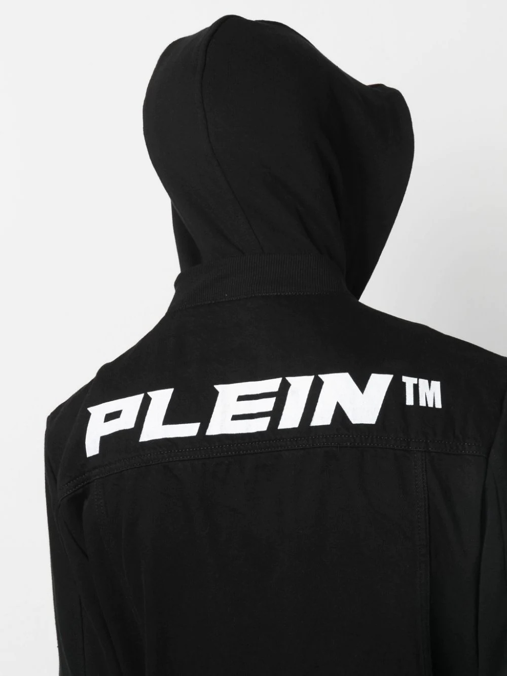 Plein™ hooded denim jacket - 5