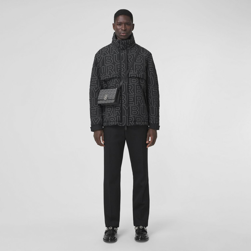 Monogram Print Leather Low Robin Bag 6