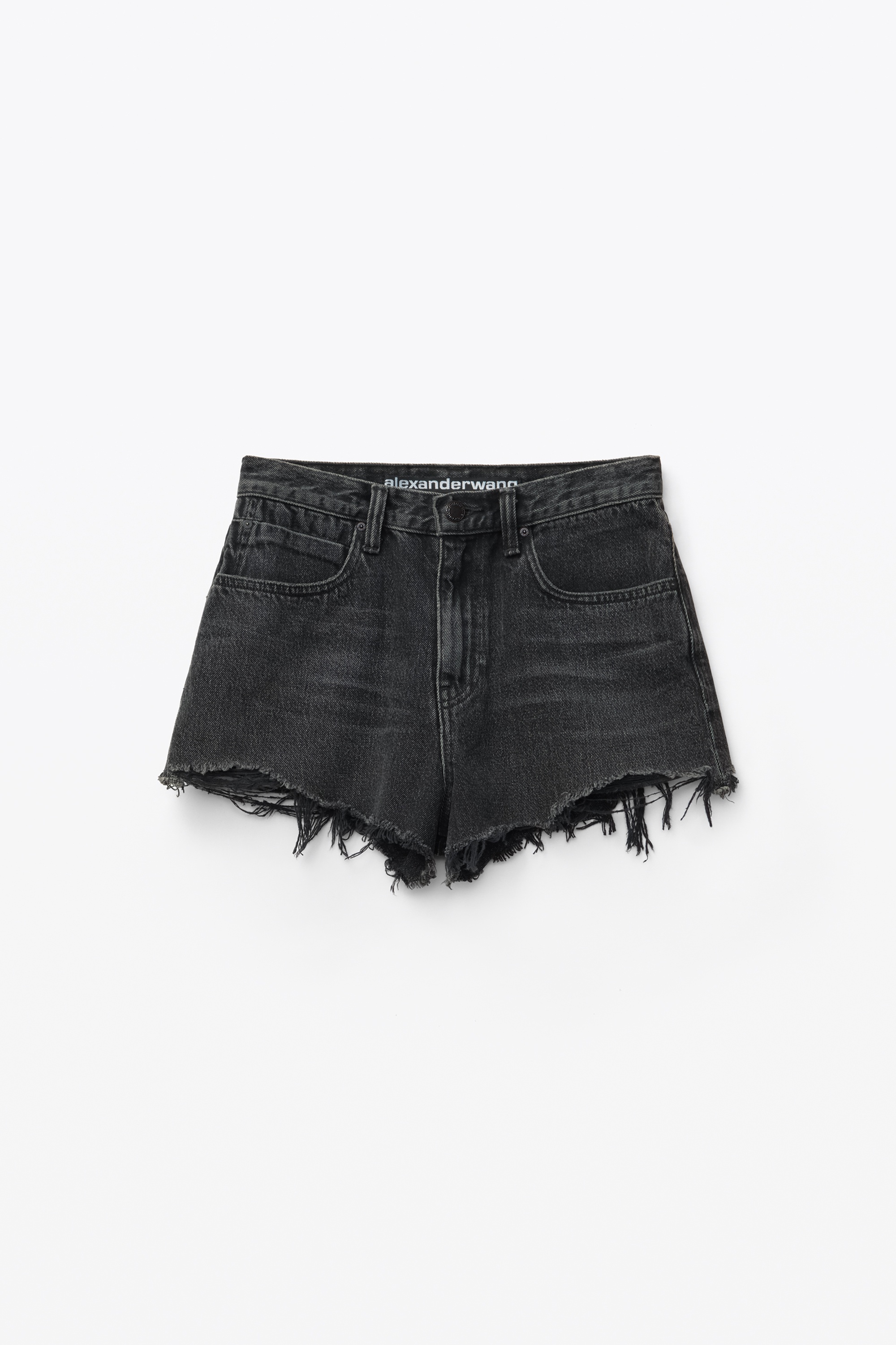 BITE SHORT IN GREY AGED DENIM - 1