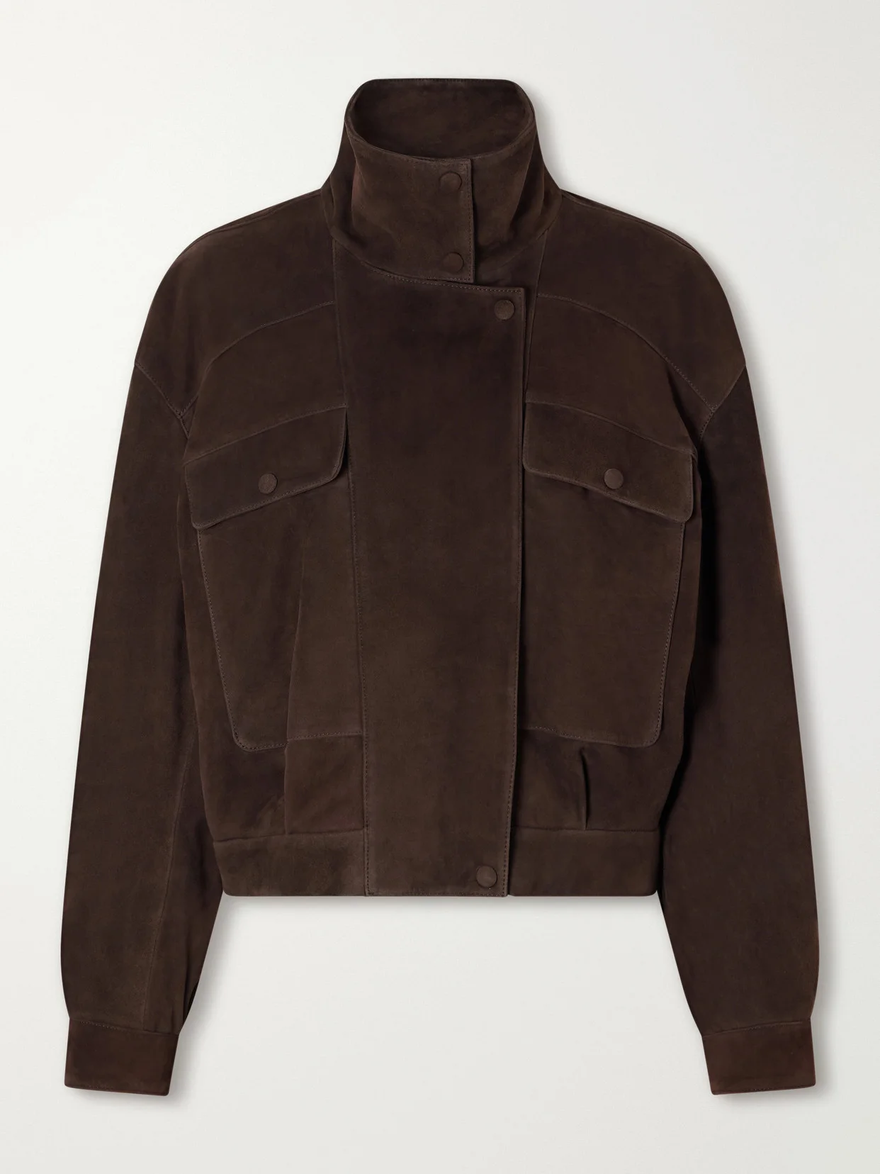 Quincy Paneled Suede Jacket - 1