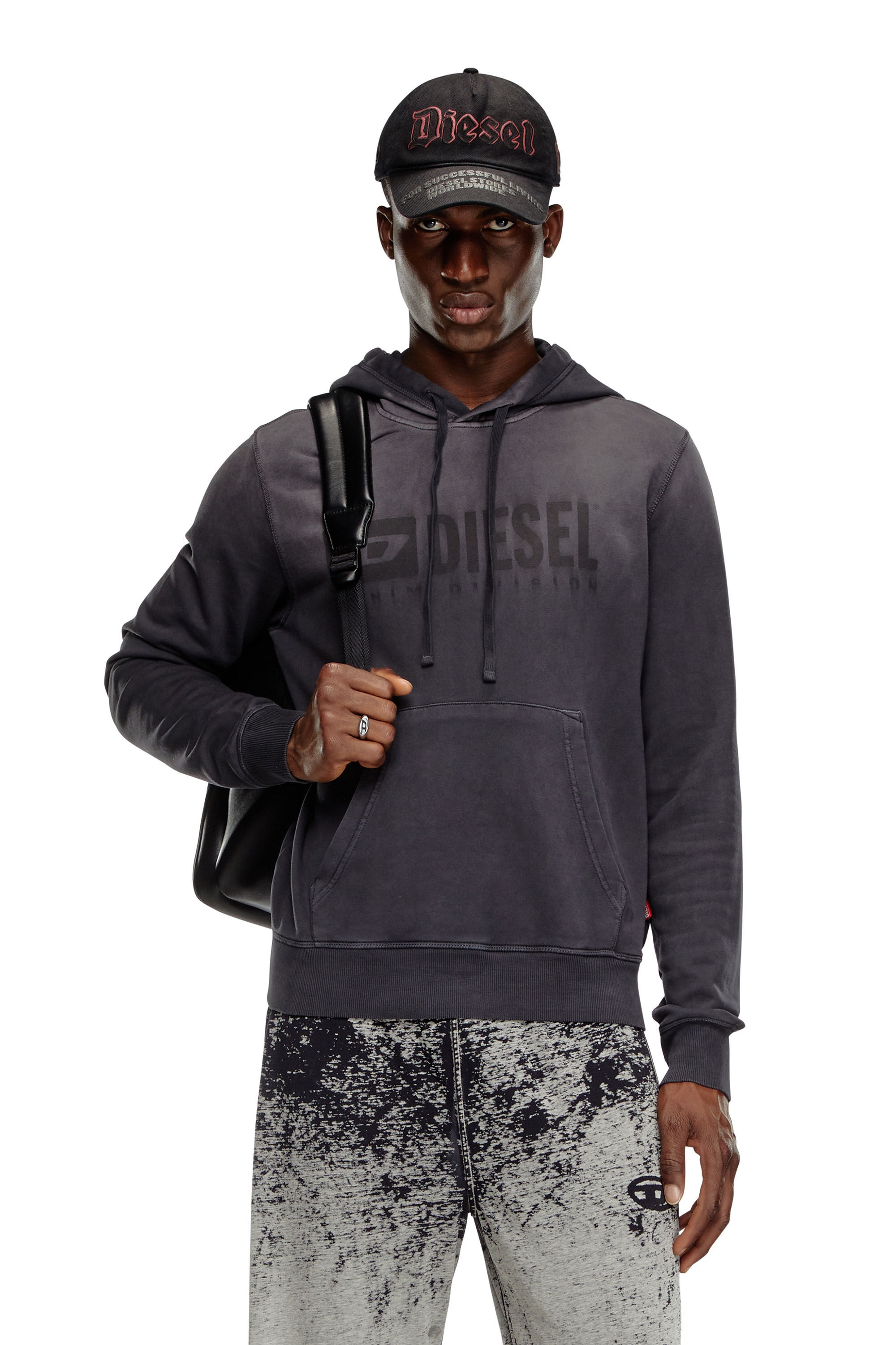【DIESEL】s-ginn-hood-k44 Diesel S-GINN-HOOD-K44 | REVERSIBLE