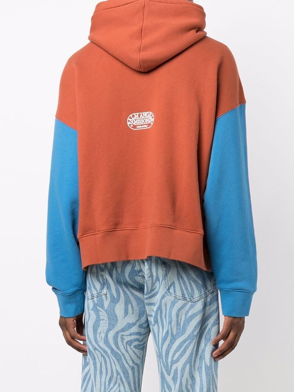 x Missoni logo-print drawstring hoodie - 4