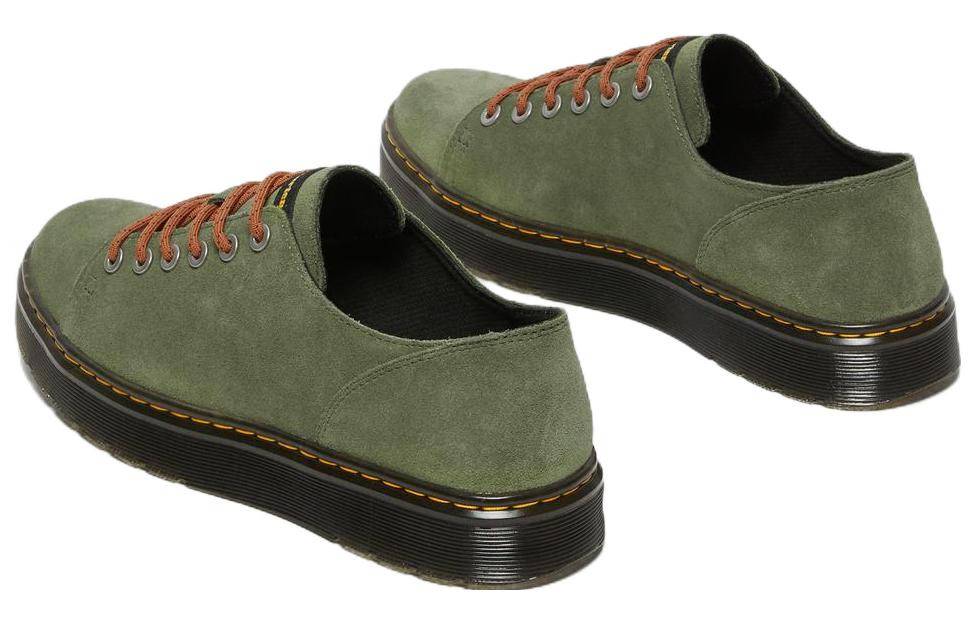 Dr. Martens Dante Suede Leather Shoes 'Khaki Green' 27780384 - 4