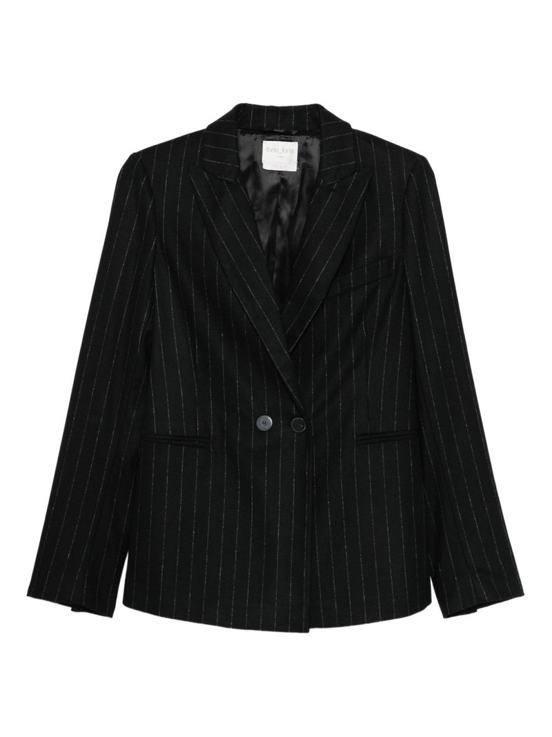 pinstripe double-breasted blazer 1