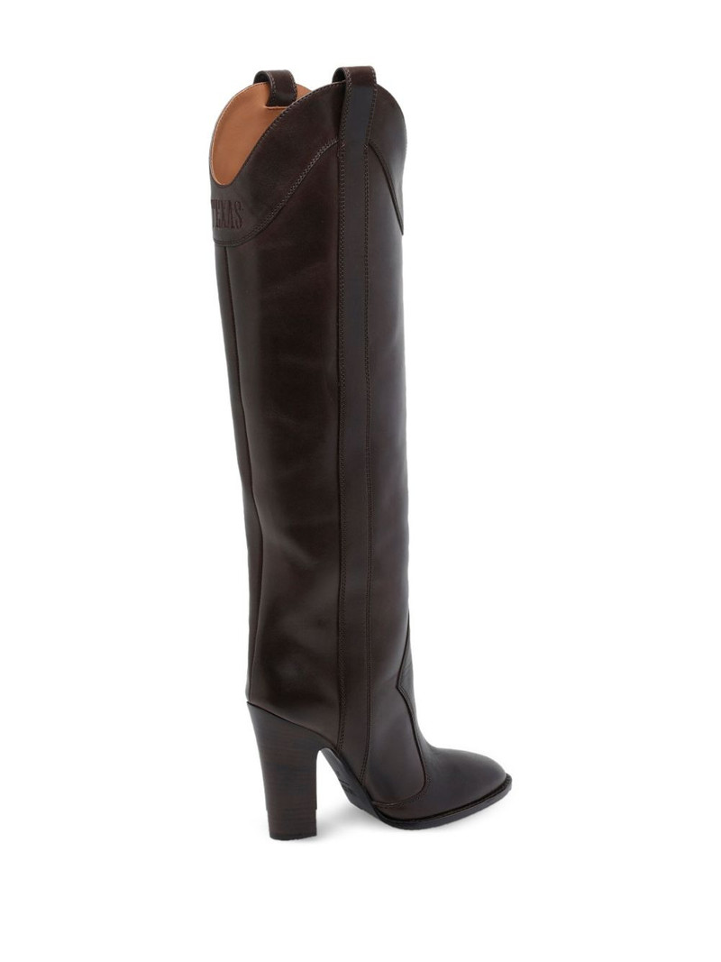 PARIS TEXAS 100mm Lavinia pointed over-the-knee boots outlook
