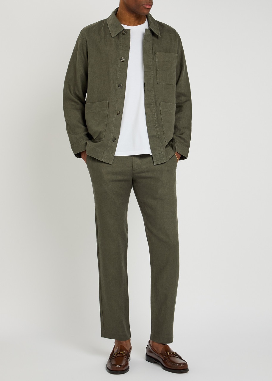 NN07 Olav Linen Overshirt Jacket - 4