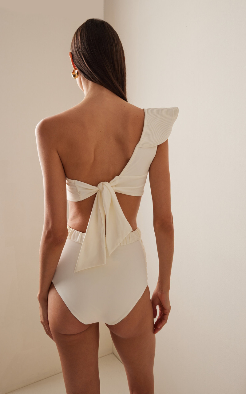 Mahaba Buckle-Detailed Bikini Bottom white 3