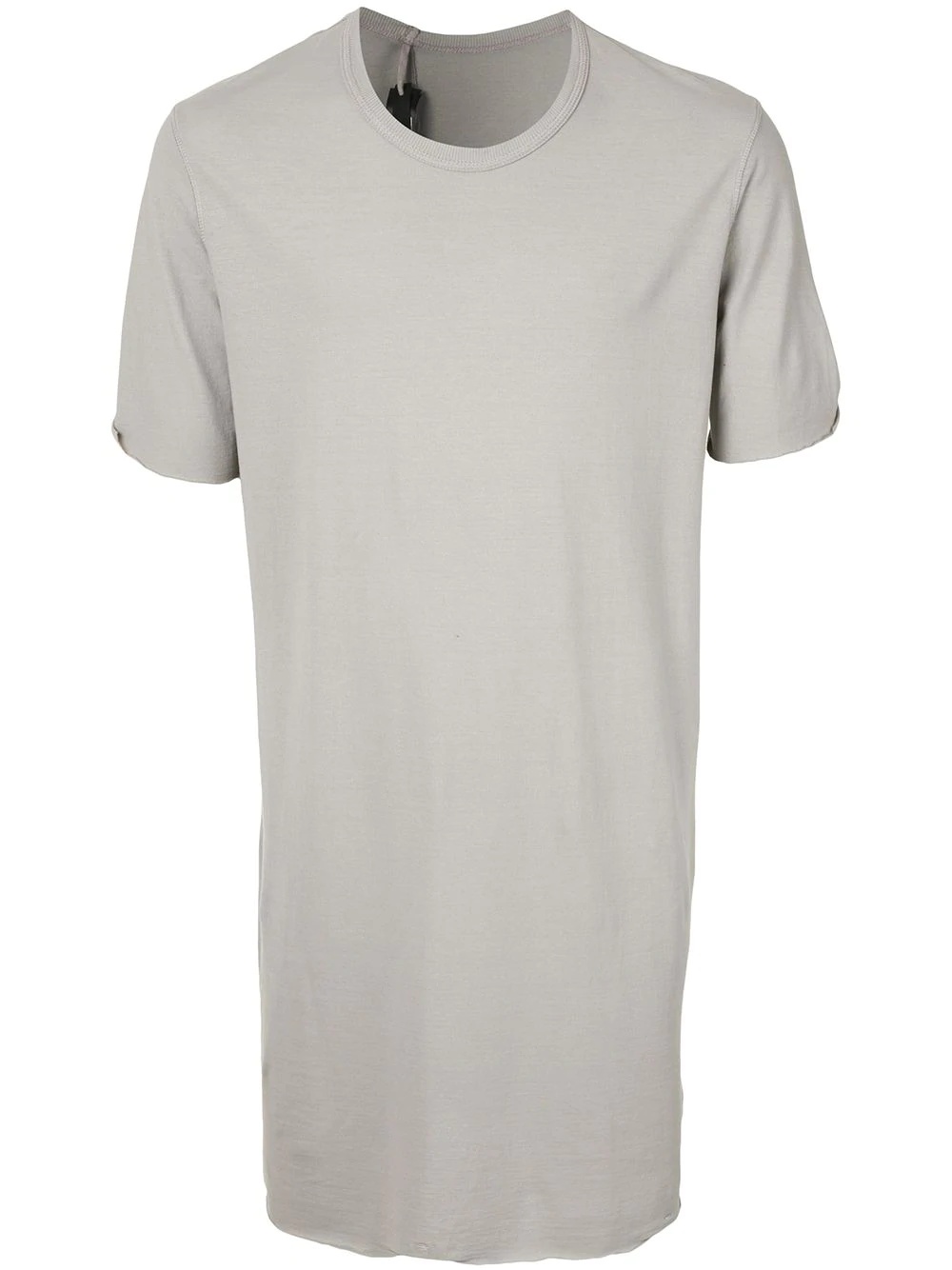 raw edge long T-shirt - 1