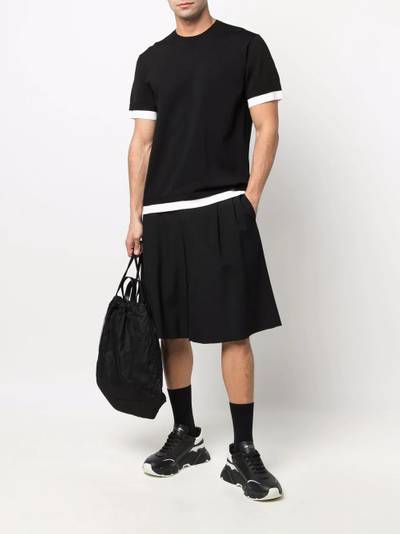 Neil Barrett layered short-sleeve T-shirt outlook