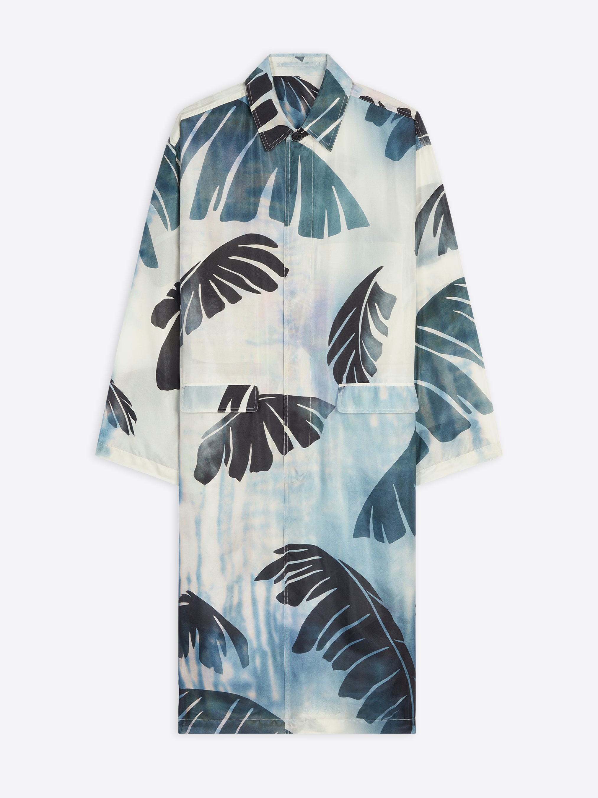 PRINTED SILK MAC - 1