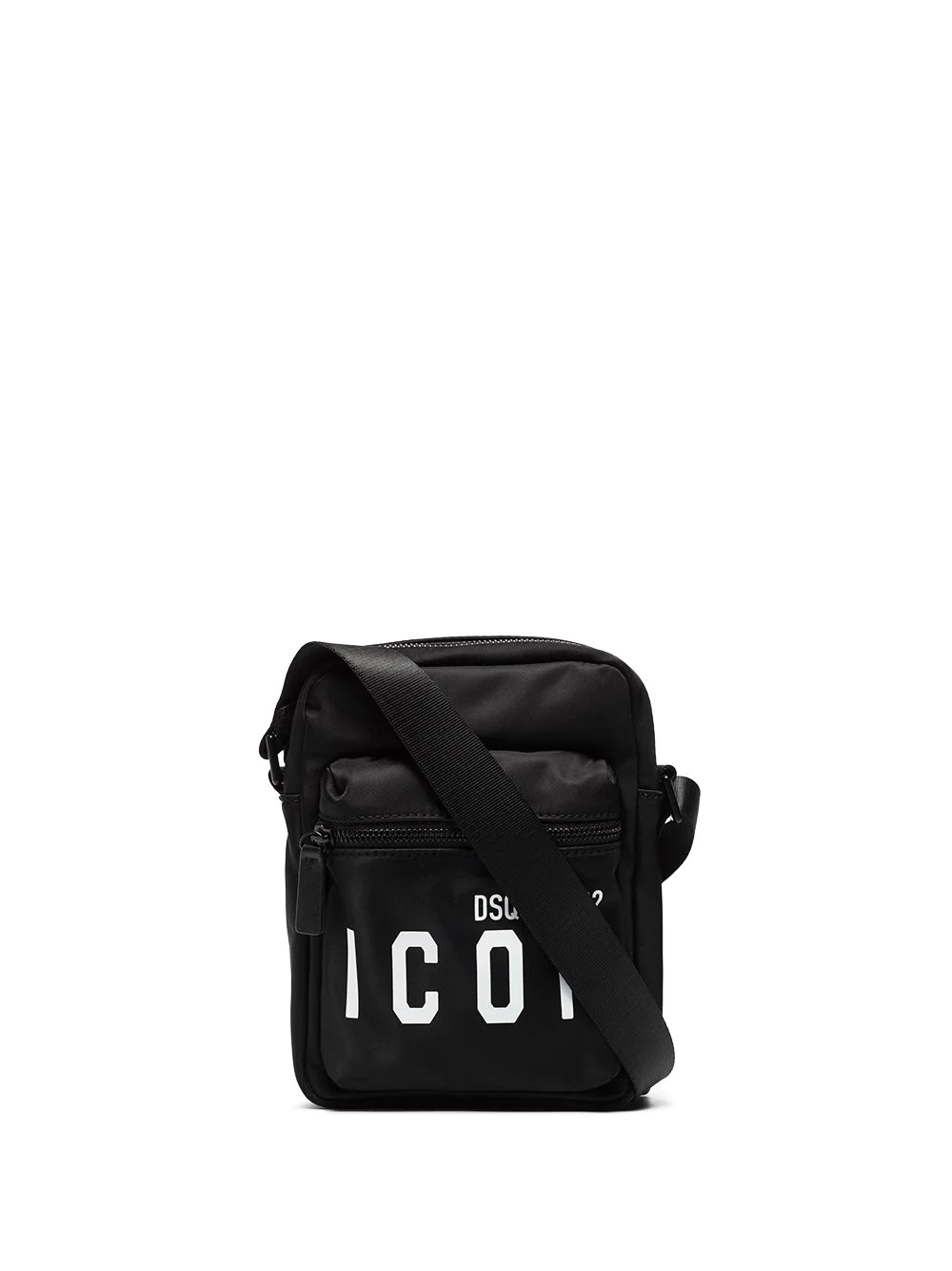 Icon logo-print messenger bag - 1