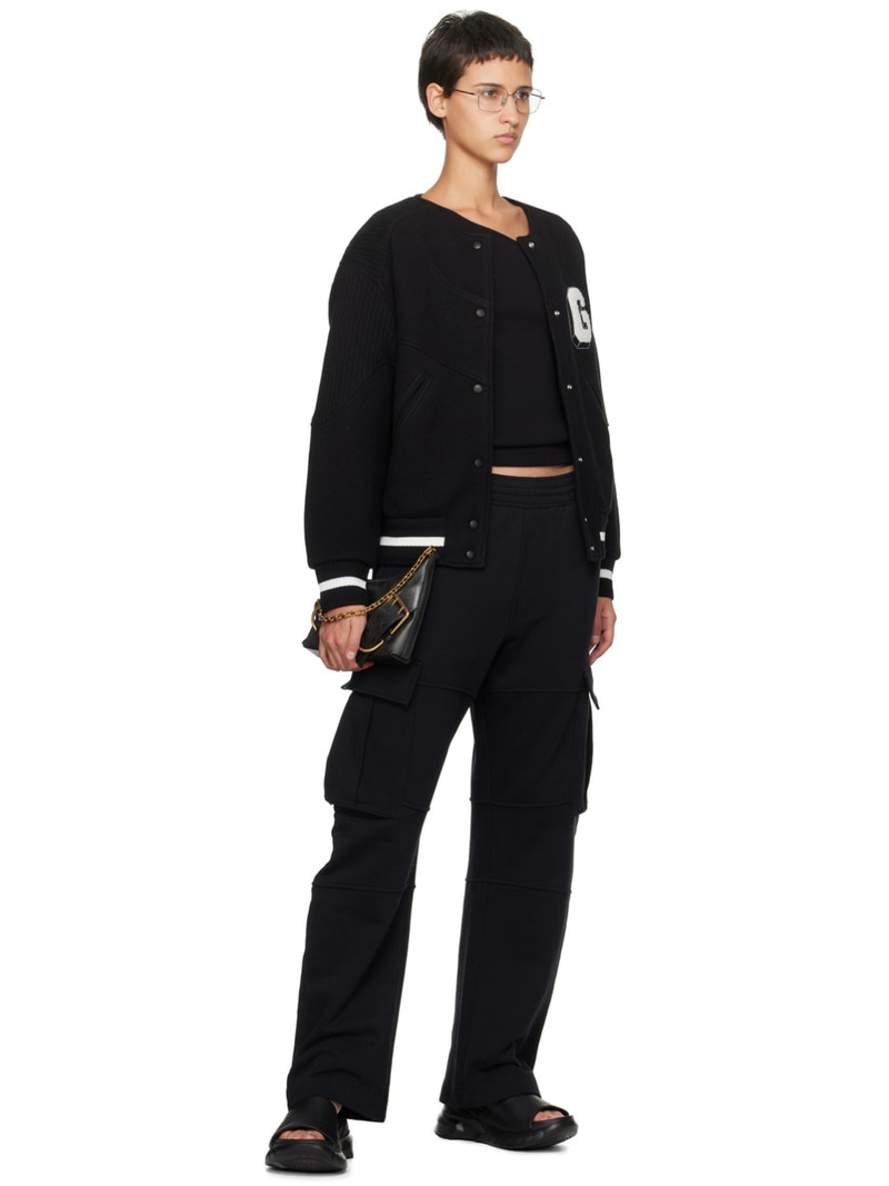 Givenchy Black Paneled Lounge Pants outlook