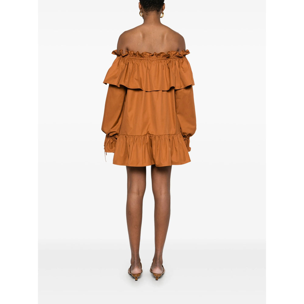 Saint Laurent Brown Dresses - Day Dresses Women - 5