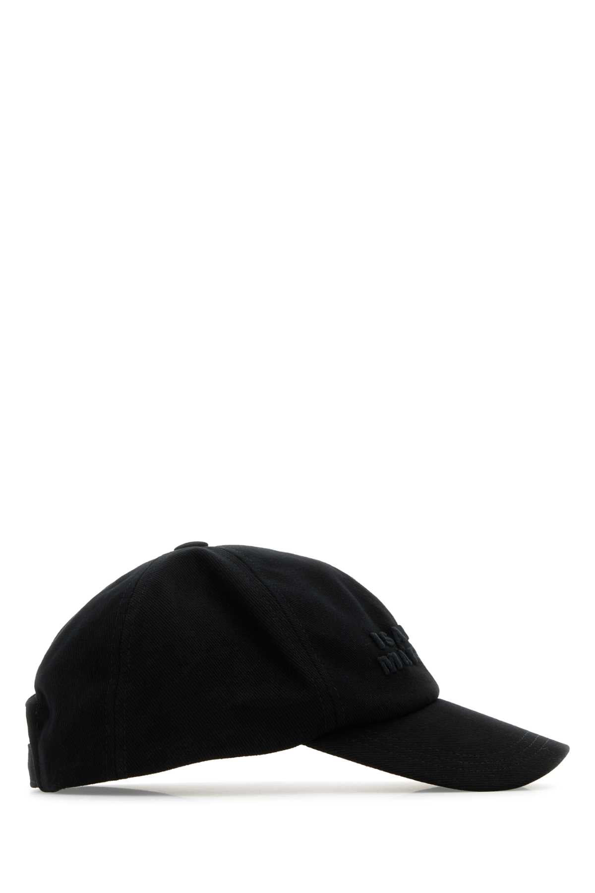 Isabel Marant Women Black Cotton Tyron Baseball Cap - 2